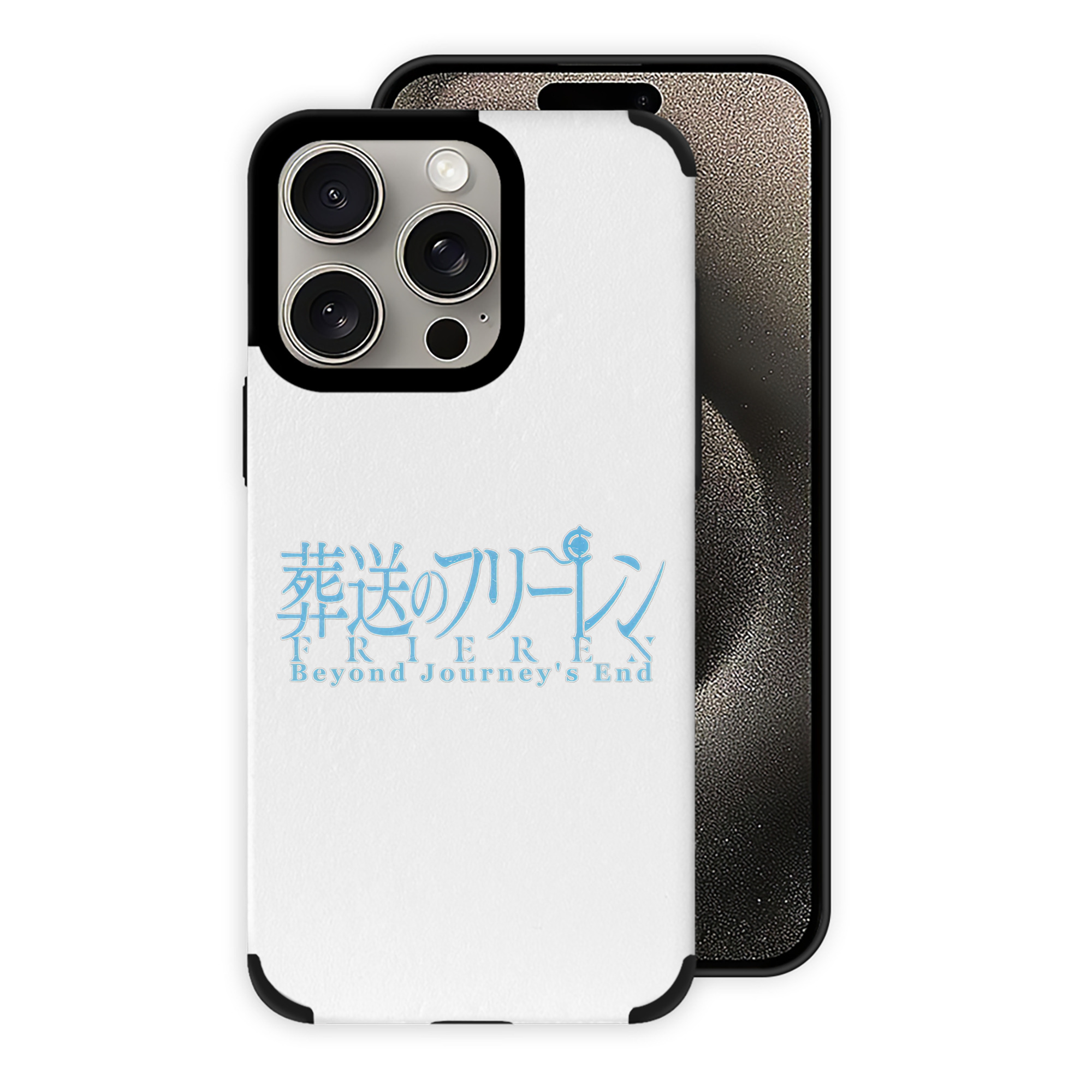 （画像用） 葬送のフリーレン Frieren 【iPhone15ProMax対応】 PUレザー スマホケース 耐衝撃＆黄変防止
