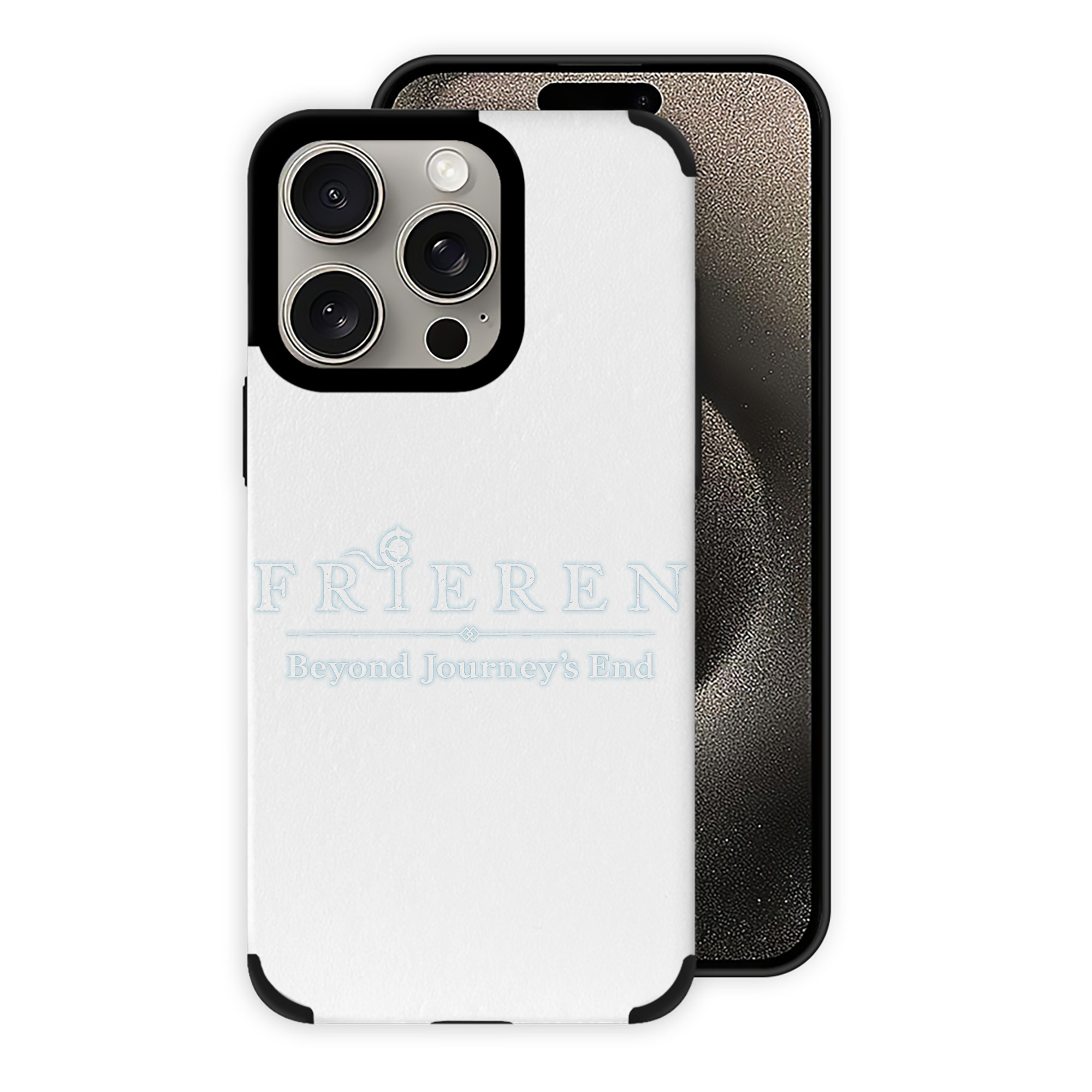 （画像用） 葬送のフリーレン Frieren 【iPhone15ProMax対応】 PUレザー スマホケース 耐衝撃＆黄変防止