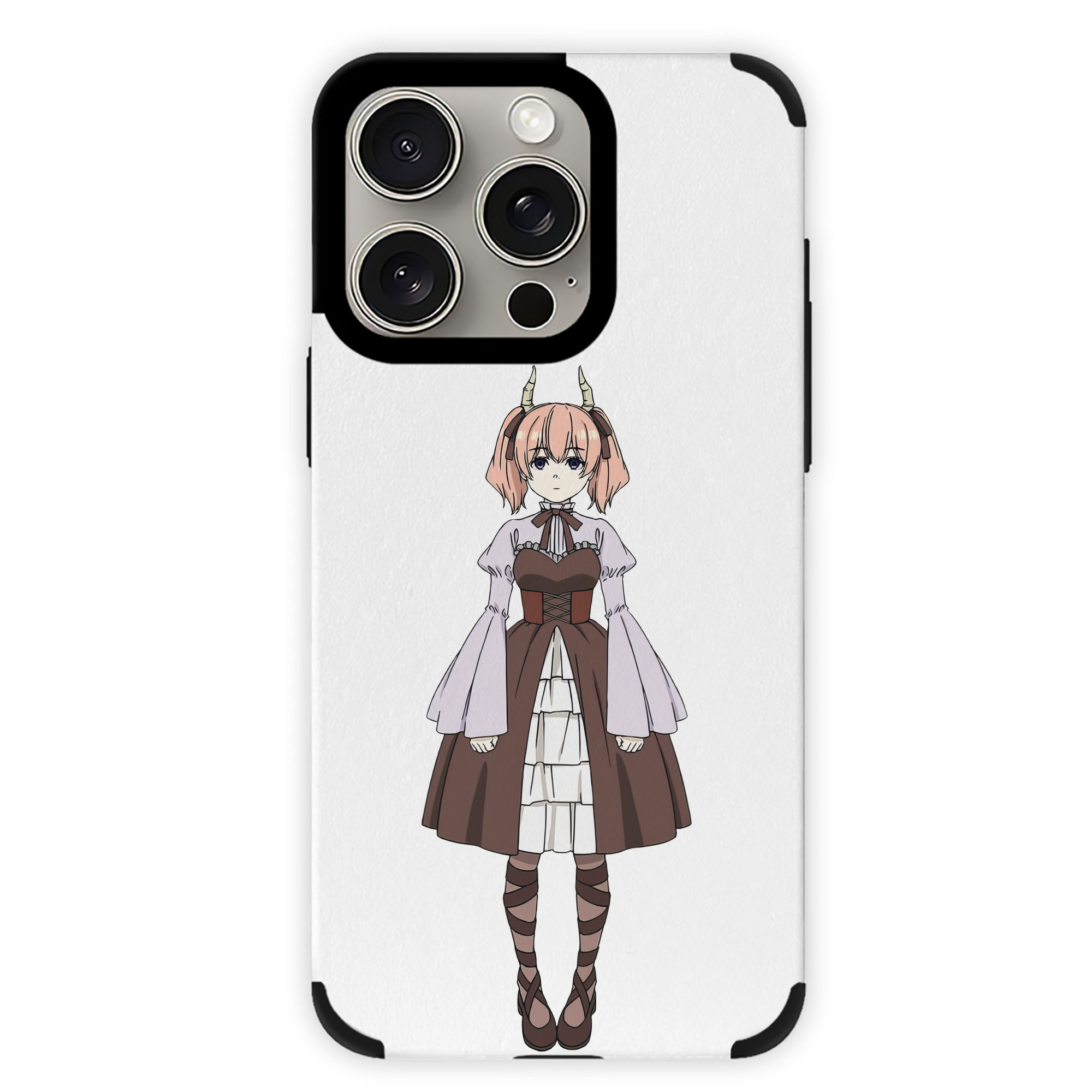 （画像用） 葬送のフリーレン Frieren 【iPhone15ProMax対応】 PUレザー スマホケース 耐衝撃＆黄変防止