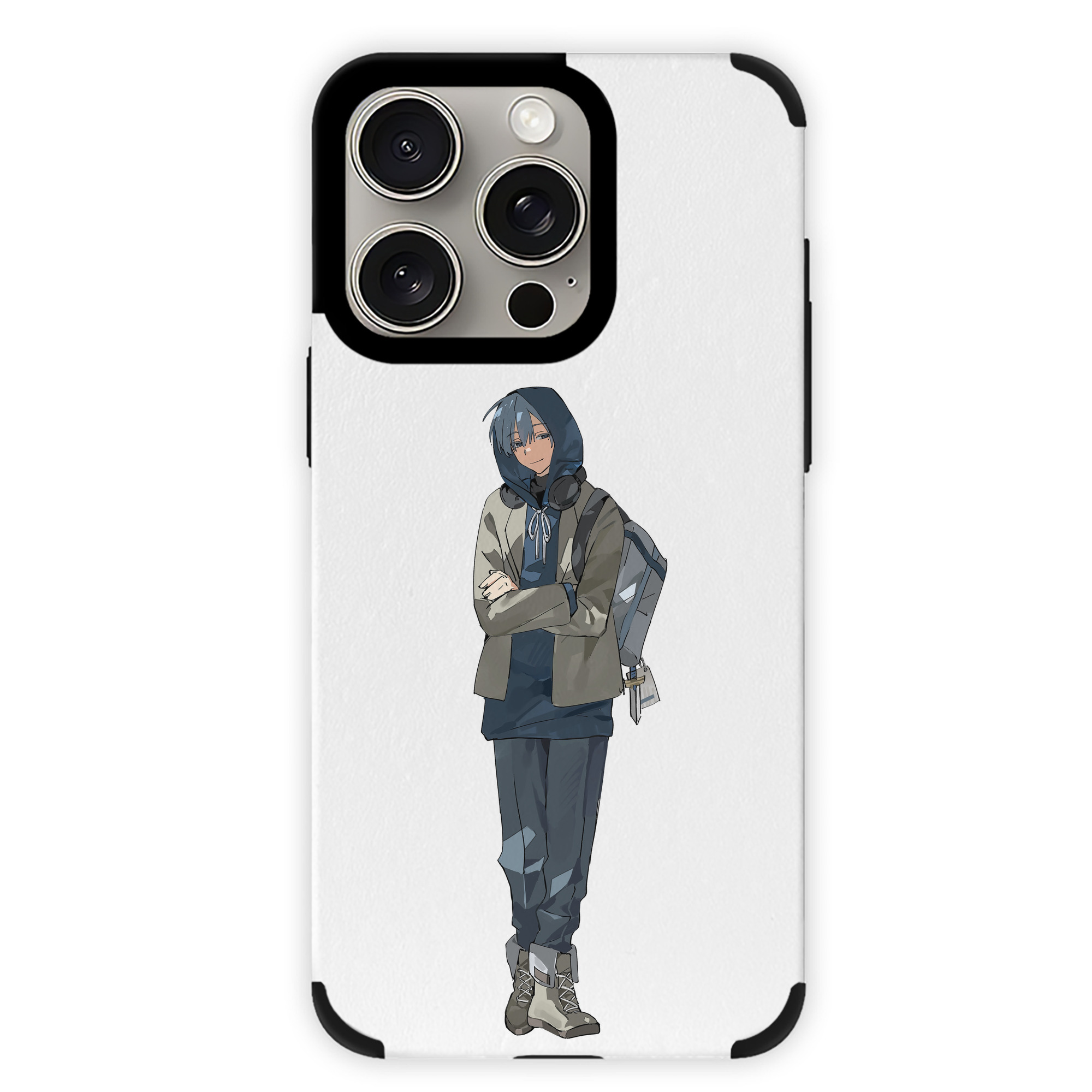 （画像用） 葬送のフリーレン Frieren 【iPhone15ProMax対応】 PUレザー スマホケース 耐衝撃＆黄変防止
