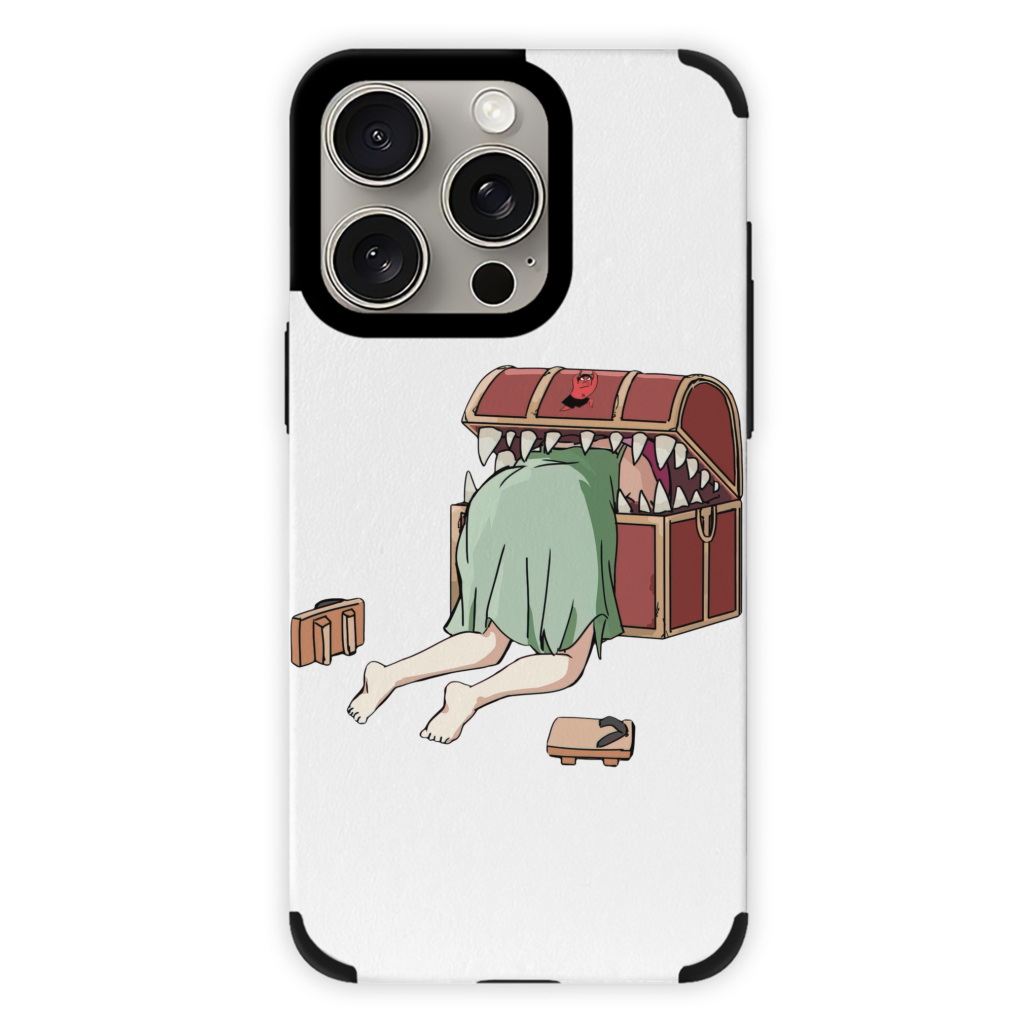 （画像用） 葬送のフリーレン Frieren 【iPhone15ProMax対応】 PUレザー スマホケース 耐衝撃＆黄変防止