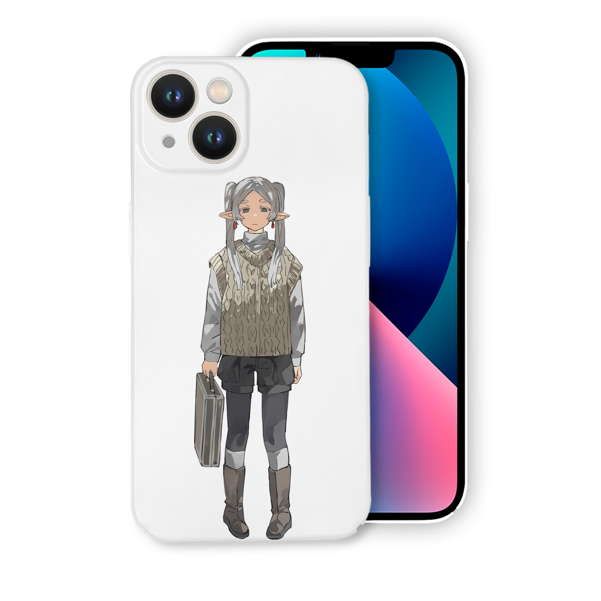 （画像用） 葬送のフリーレン Frieren 【iPhone 14シリーズ対応】ハードケース