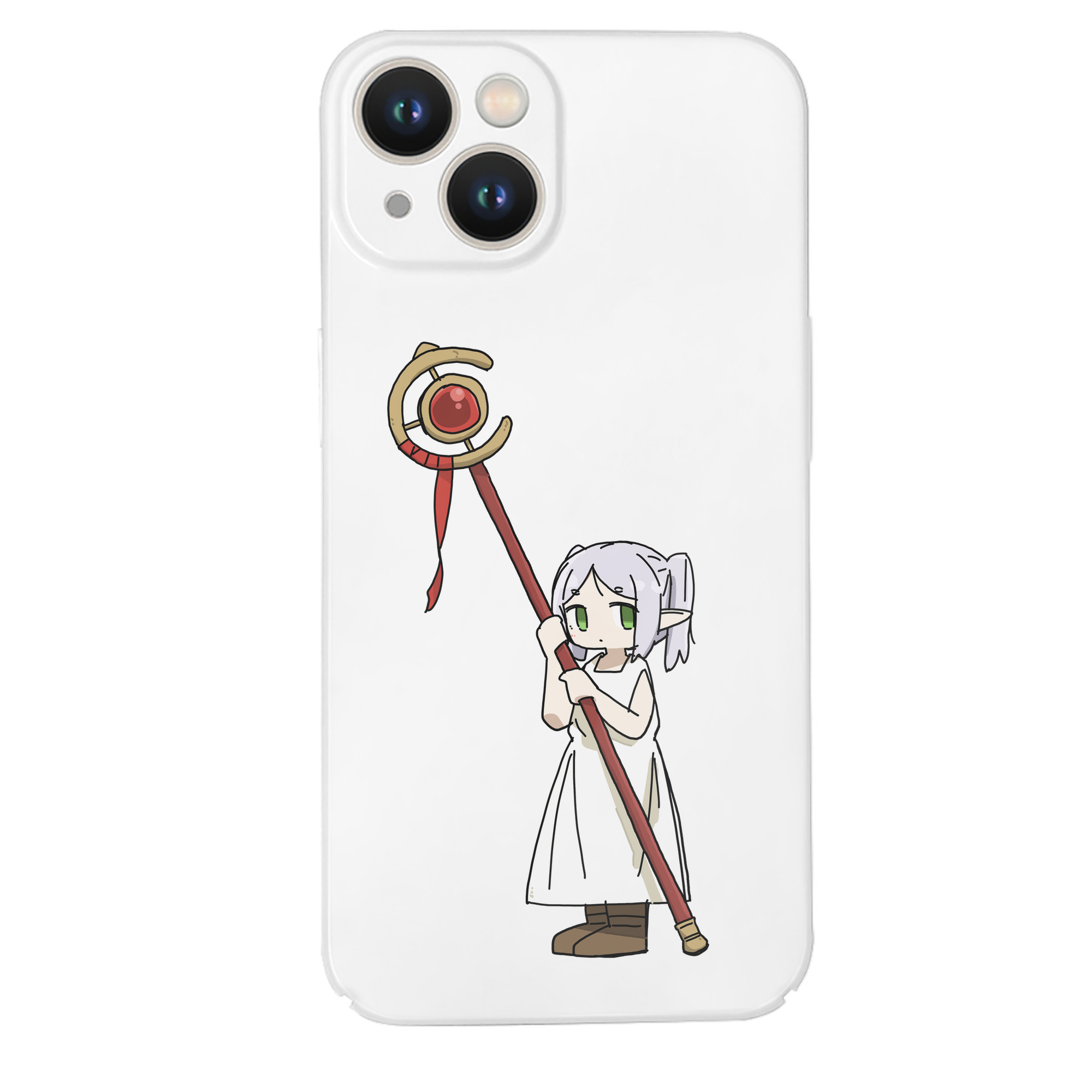 （画像用） 葬送のフリーレン Frieren 【iPhone 14シリーズ対応】ハードケース