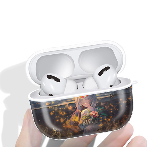 葬送のフリーレン Frieren 【AirPods Pro用】ハードシェル保護ケース 耐衝撃・防指紋・カラビナ付き商品仕様