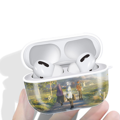 葬送のフリーレン Frieren 【AirPods Pro用】ハードシェル保護ケース 耐衝撃・防指紋・カラビナ付き商品仕様