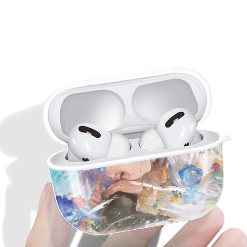 葬送のフリーレン Frieren 【AirPods Pro用】ハードシェル保護ケース 耐衝撃・防指紋・カラビナ付き商品仕様