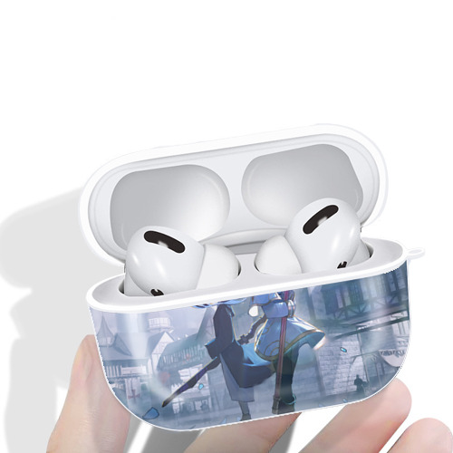 葬送のフリーレン Frieren 【AirPods Pro用】ハードシェル保護ケース 耐衝撃・防指紋・カラビナ付き商品仕様