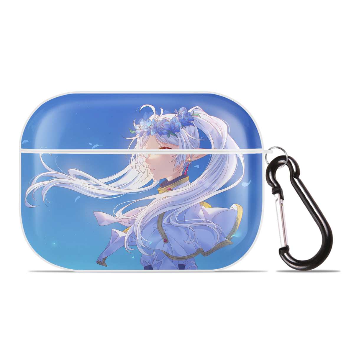 （画像用） 葬送のフリーレン Frieren 【AirPods Pro用】ハードシェル保護ケース 耐衝撃・防指紋・カラビナ付き商品仕様