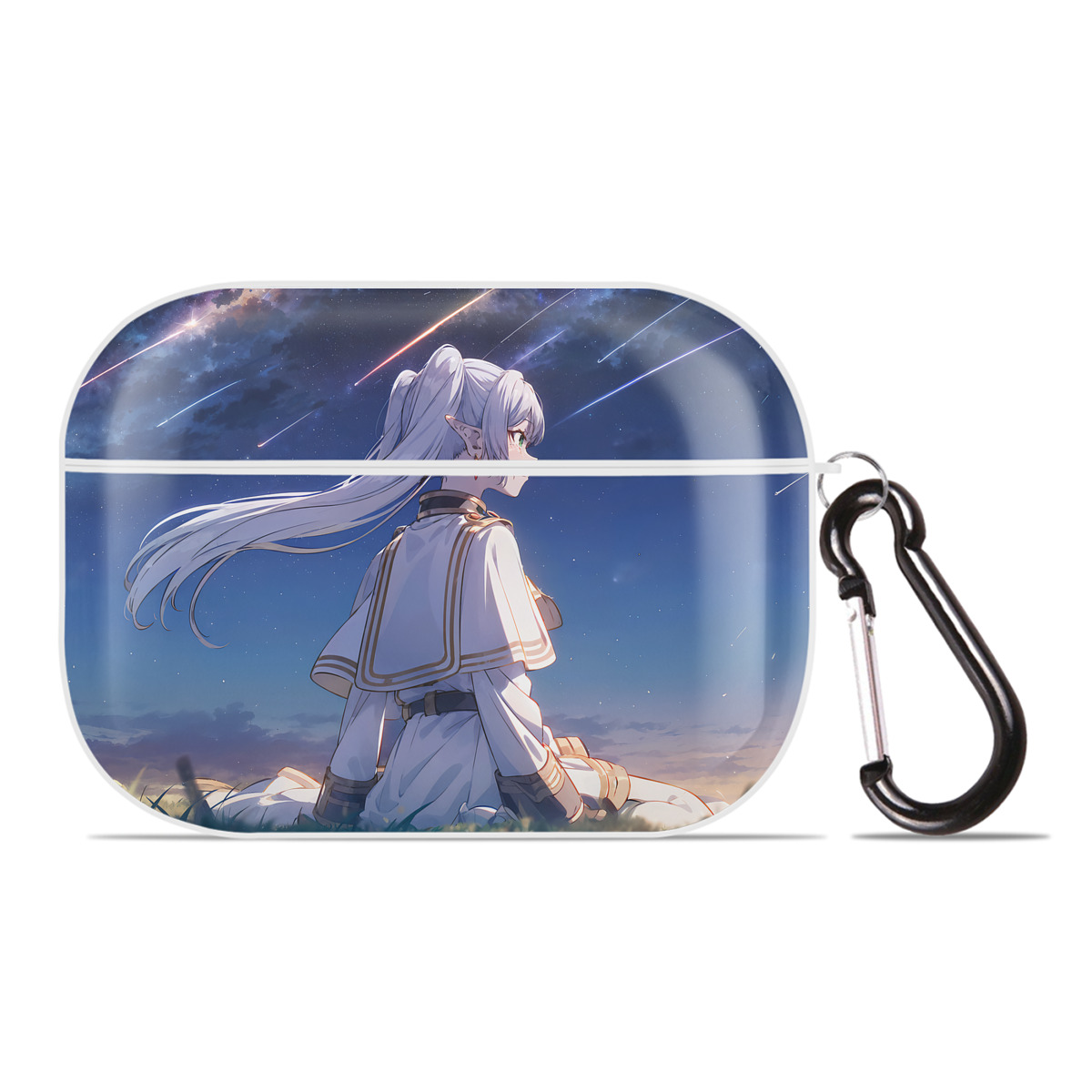 （画像用） 葬送のフリーレン Frieren 【AirPods Pro用】ハードシェル保護ケース 耐衝撃・防指紋・カラビナ付き商品仕様