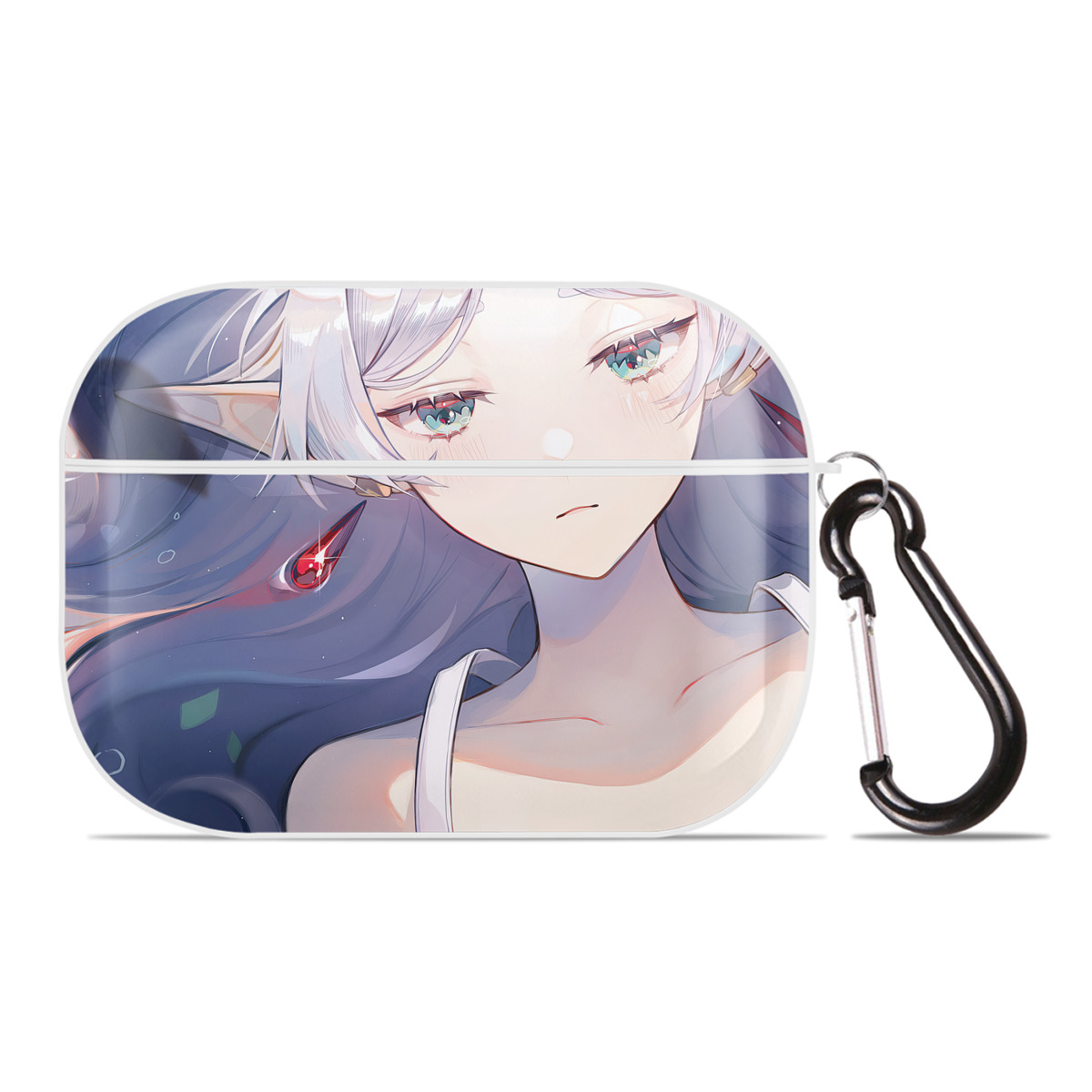 （画像用） 葬送のフリーレン Frieren 【AirPods Pro用】ハードシェル保護ケース 耐衝撃・防指紋・カラビナ付き商品仕様