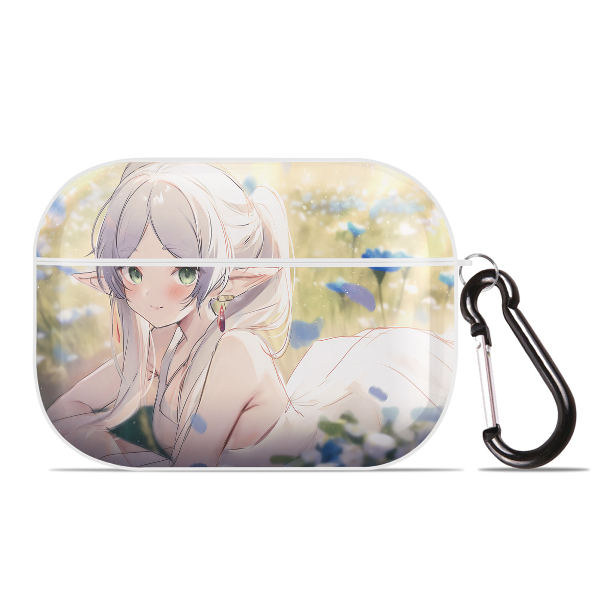 （画像用） 葬送のフリーレン Frieren 【AirPods Pro用】ハードシェル保護ケース 耐衝撃・防指紋・カラビナ付き商品仕様