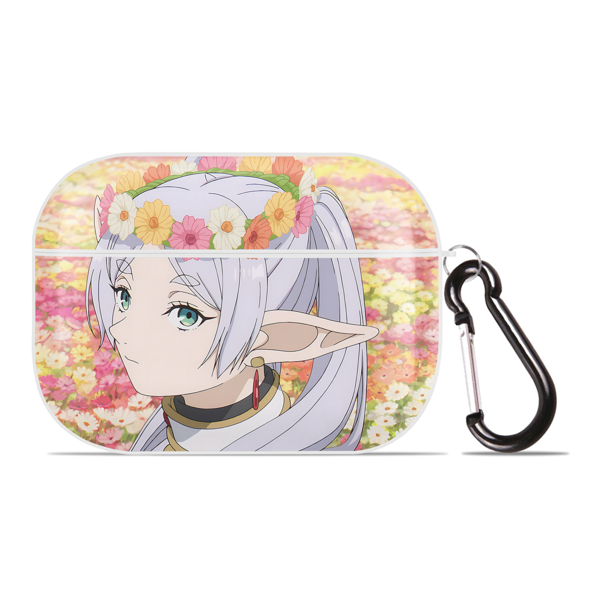 （画像用） 葬送のフリーレン Frieren 【AirPods Pro用】ハードシェル保護ケース 耐衝撃・防指紋・カラビナ付き商品仕様