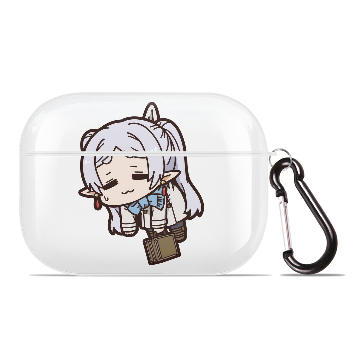 （画像用） 葬送のフリーレン Frieren 【AirPods Pro用】ハードシェル保護ケース 耐衝撃・防指紋・カラビナ付き商品仕様