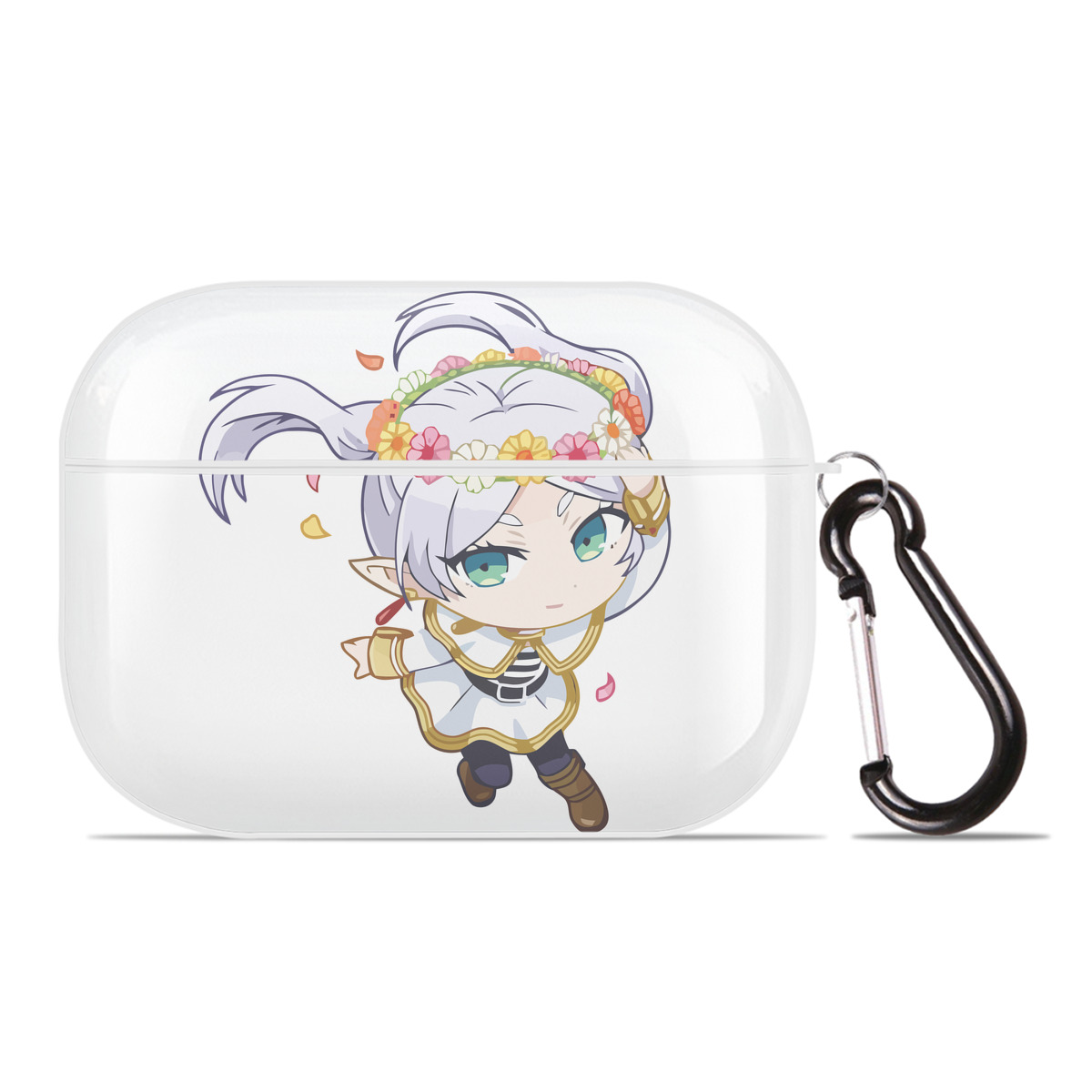 （画像用） 葬送のフリーレン Frieren 【AirPods Pro用】ハードシェル保護ケース 耐衝撃・防指紋・カラビナ付き商品仕様
