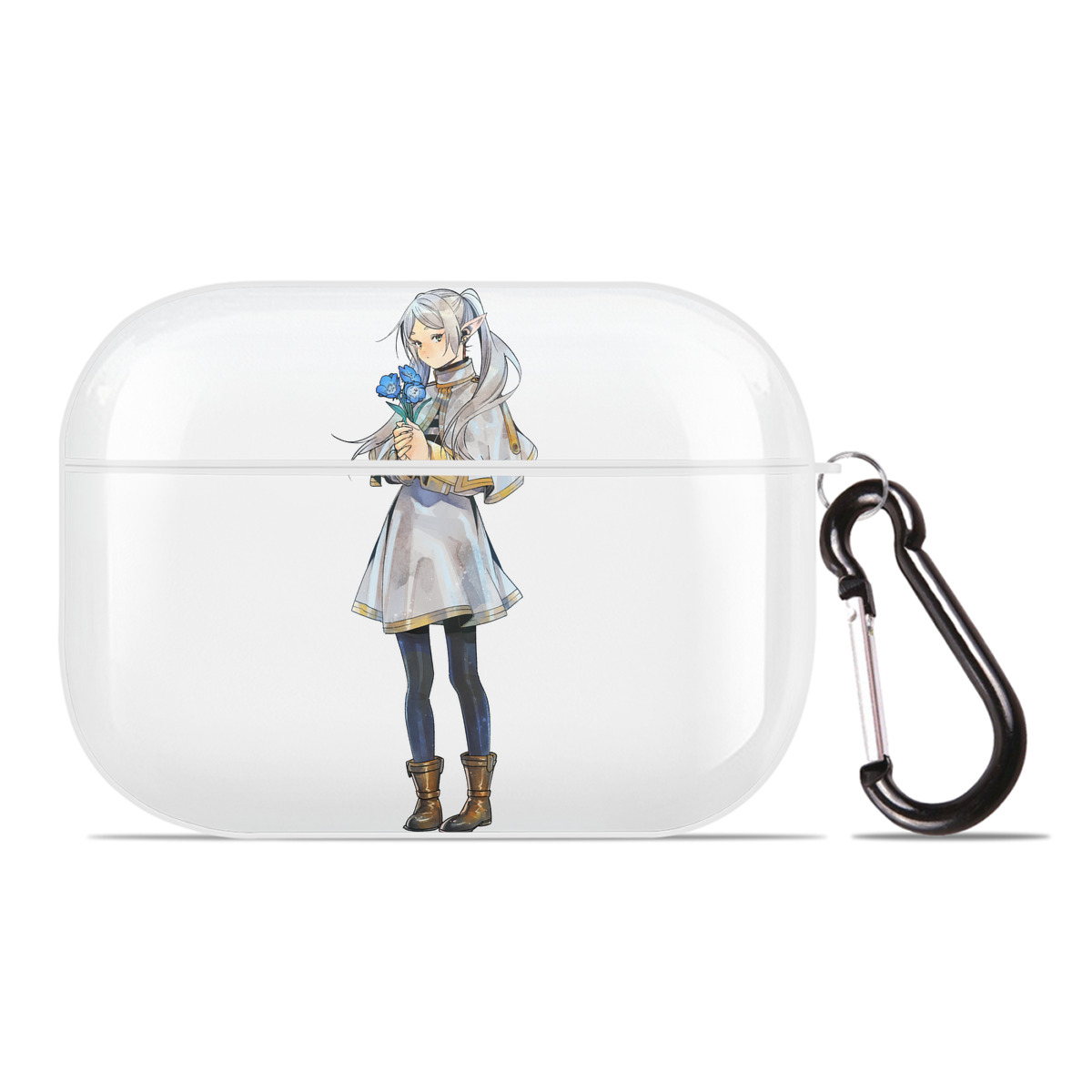 （画像用） 葬送のフリーレン Frieren 【AirPods Pro用】ハードシェル保護ケース 耐衝撃・防指紋・カラビナ付き商品仕様