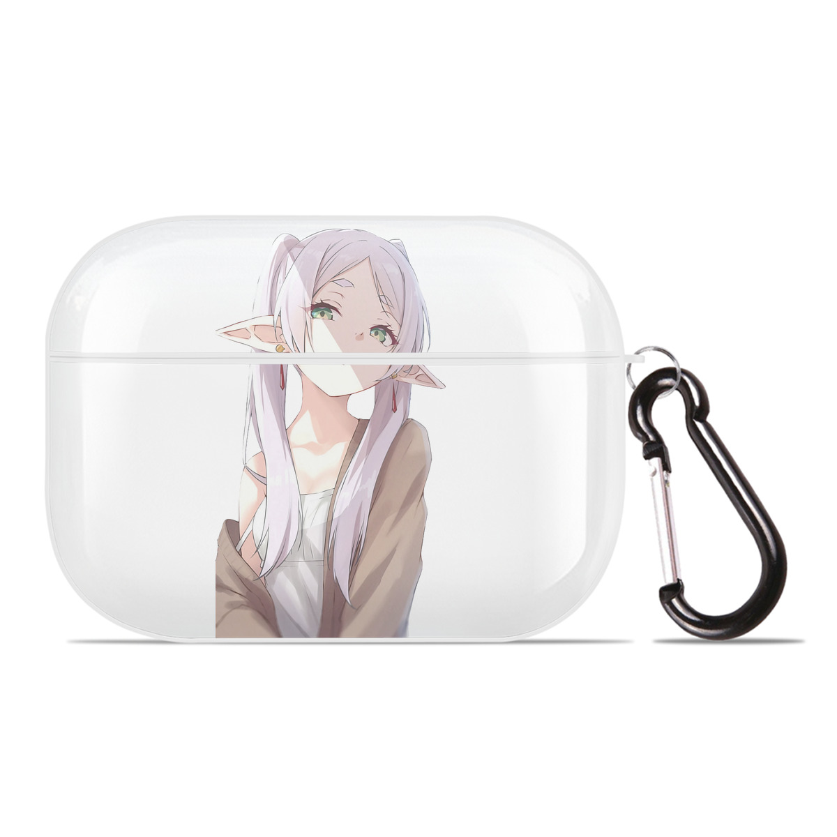 （画像用） 葬送のフリーレン Frieren 【AirPods Pro用】ハードシェル保護ケース 耐衝撃・防指紋・カラビナ付き商品仕様