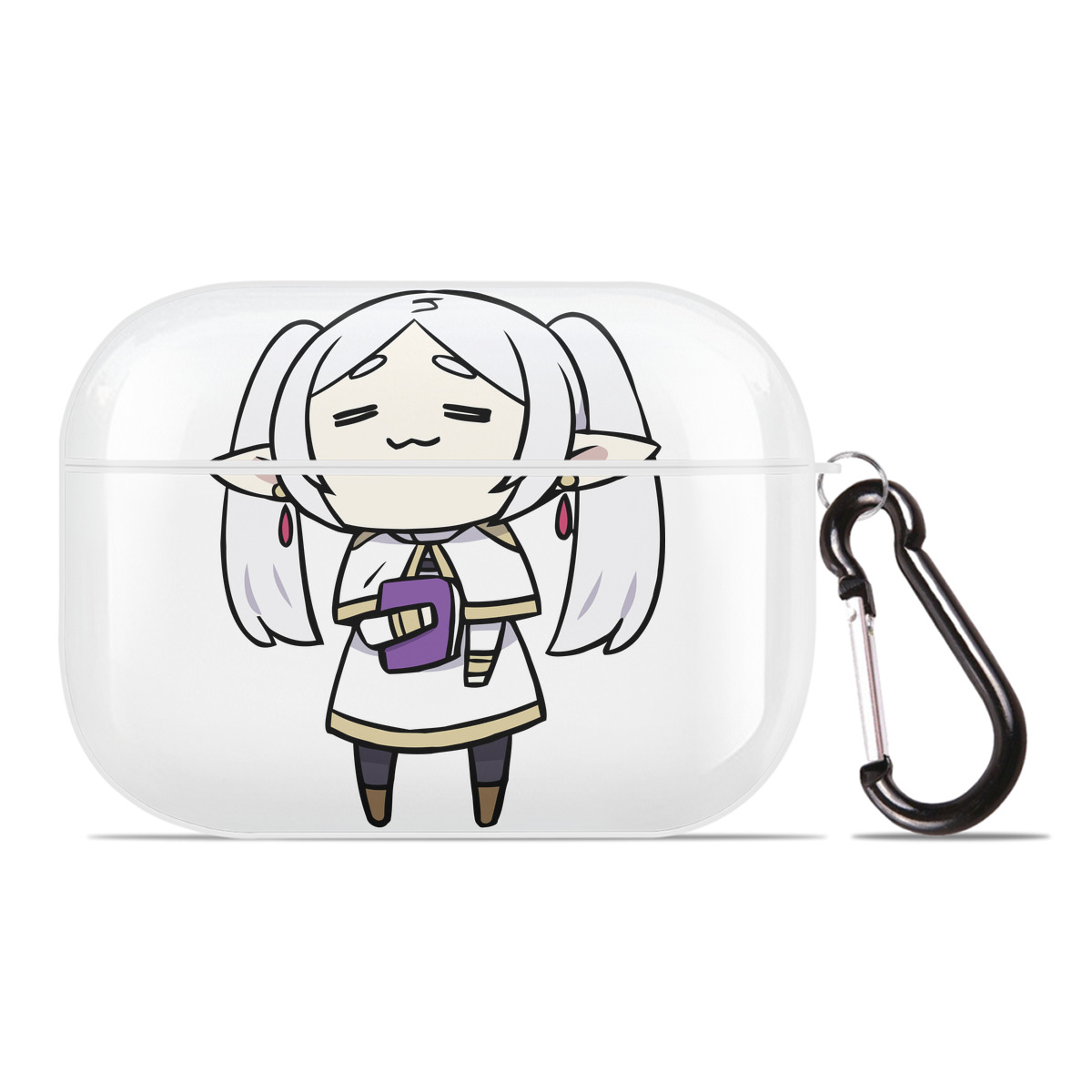 （画像用） 葬送のフリーレン Frieren 【AirPods Pro用】ハードシェル保護ケース 耐衝撃・防指紋・カラビナ付き商品仕様