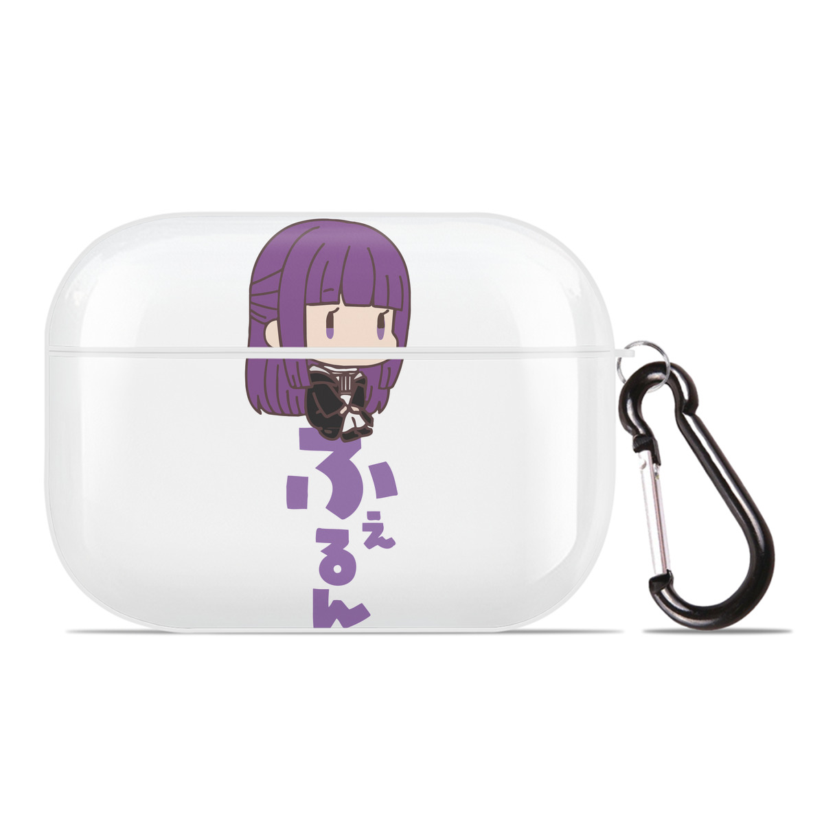 （画像用） 葬送のフリーレン Frieren 【AirPods Pro用】ハードシェル保護ケース 耐衝撃・防指紋・カラビナ付き商品仕様