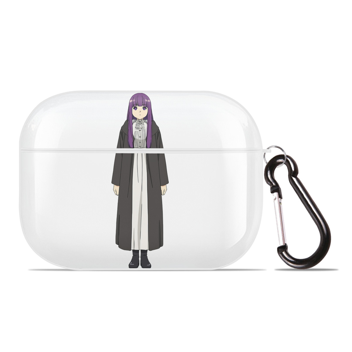 （画像用） 葬送のフリーレン Frieren 【AirPods Pro用】ハードシェル保護ケース 耐衝撃・防指紋・カラビナ付き商品仕様