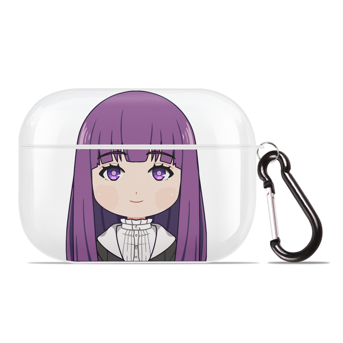 （画像用） 葬送のフリーレン Frieren 【AirPods Pro用】ハードシェル保護ケース 耐衝撃・防指紋・カラビナ付き商品仕様