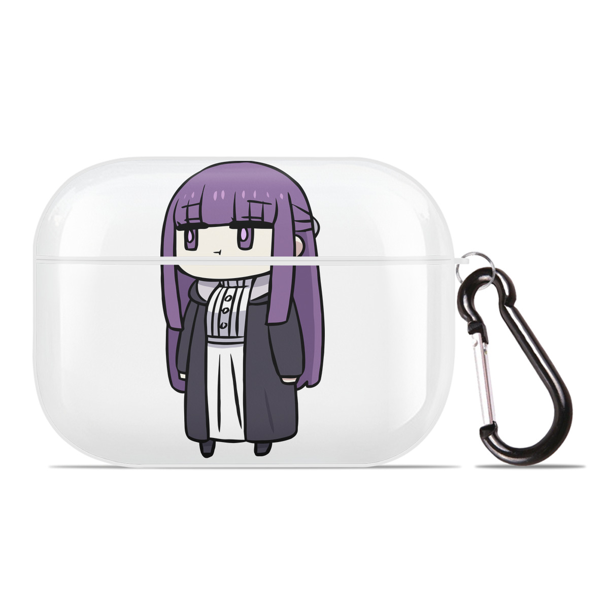 （画像用） 葬送のフリーレン Frieren 【AirPods Pro用】ハードシェル保護ケース 耐衝撃・防指紋・カラビナ付き商品仕様