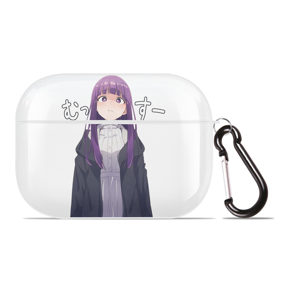 （画像用） 葬送のフリーレン Frieren 【AirPods Pro用】ハードシェル保護ケース 耐衝撃・防指紋・カラビナ付き商品仕様