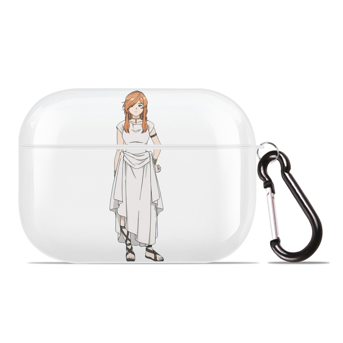 （画像用） 葬送のフリーレン Frieren 【AirPods Pro用】ハードシェル保護ケース 耐衝撃・防指紋・カラビナ付き商品仕様