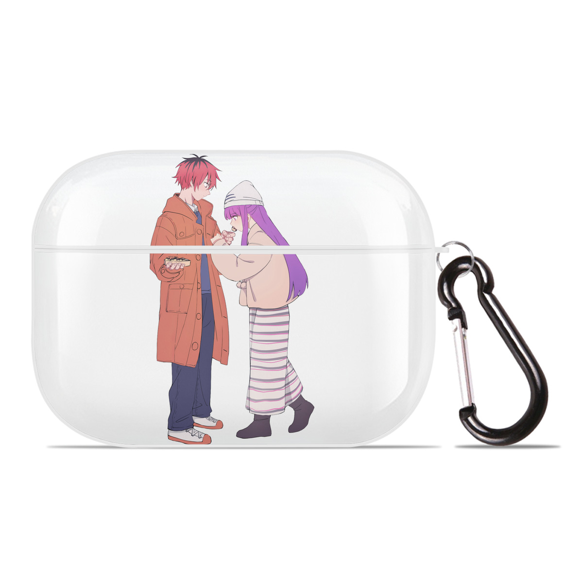 （画像用） 葬送のフリーレン Frieren 【AirPods Pro用】ハードシェル保護ケース 耐衝撃・防指紋・カラビナ付き商品仕様