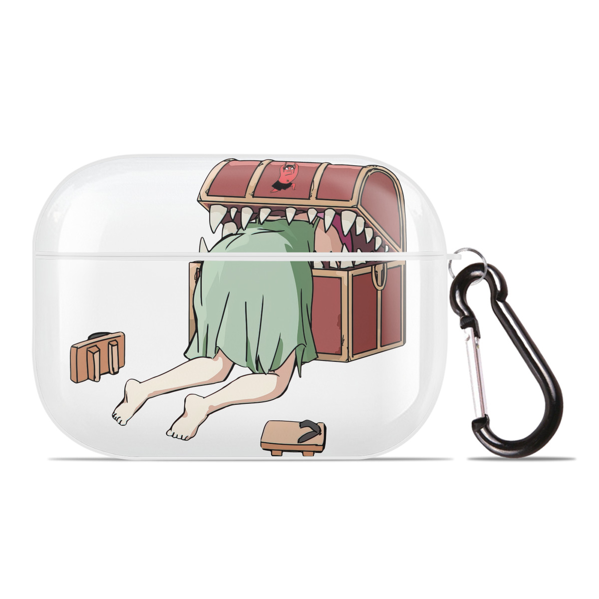 （画像用） 葬送のフリーレン Frieren 【AirPods Pro用】ハードシェル保護ケース 耐衝撃・防指紋・カラビナ付き商品仕様