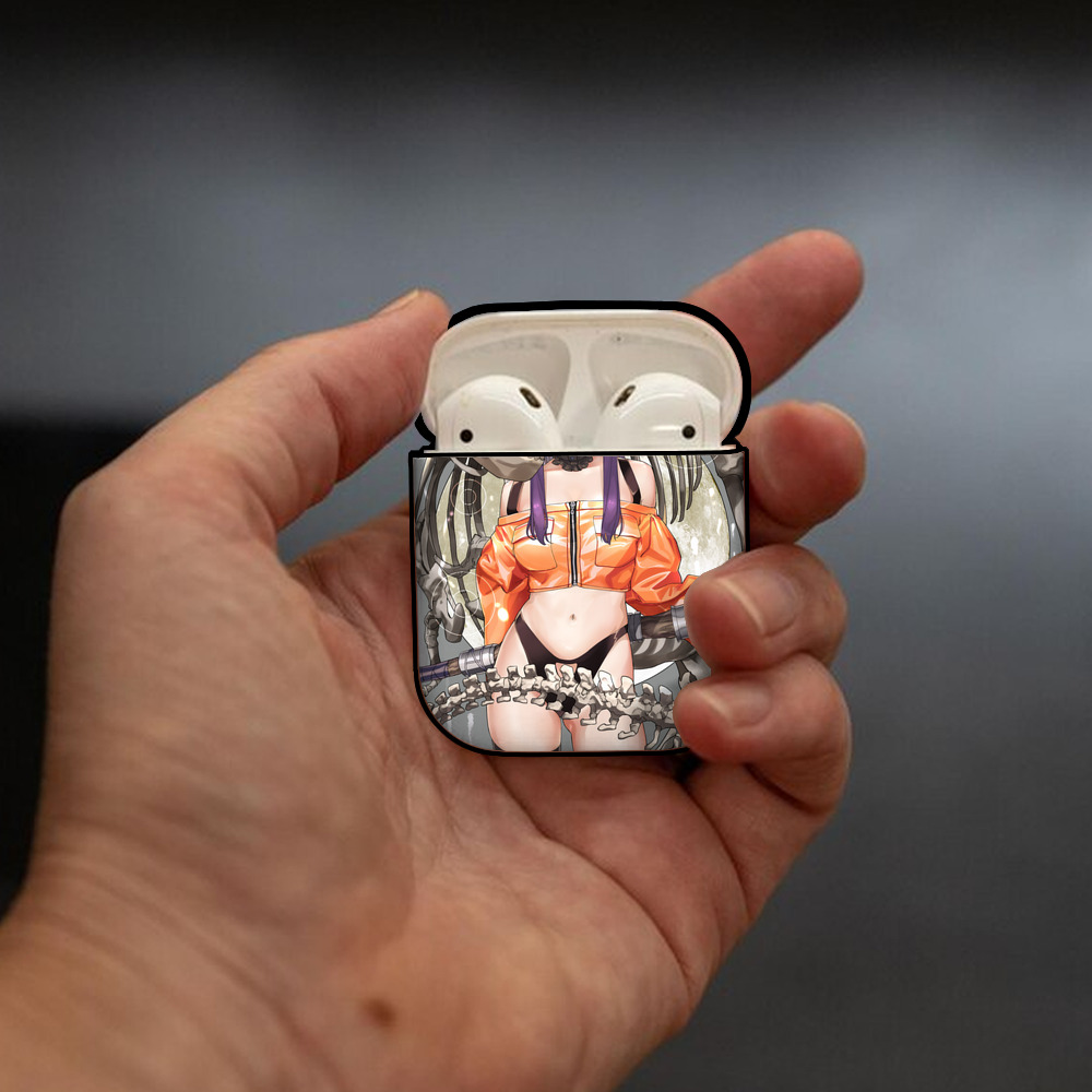 葬送のフリーレン Frieren AirPods 第2世代保護ケース ハードシェル ブラック 耐衝撃・防指紋・カラビナ付き