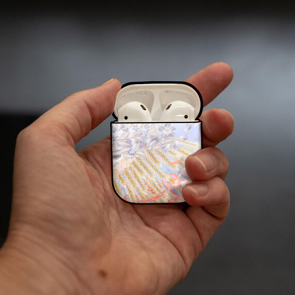 葬送のフリーレン Frieren AirPods 第2世代保護ケース ハードシェル ブラック 耐衝撃・防指紋・カラビナ付き