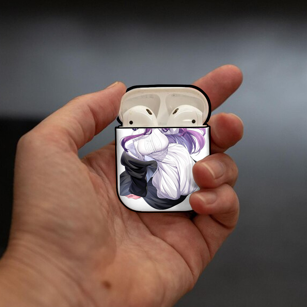 葬送のフリーレン Frieren AirPods 第2世代保護ケース ハードシェル ブラック 耐衝撃・防指紋・カラビナ付き