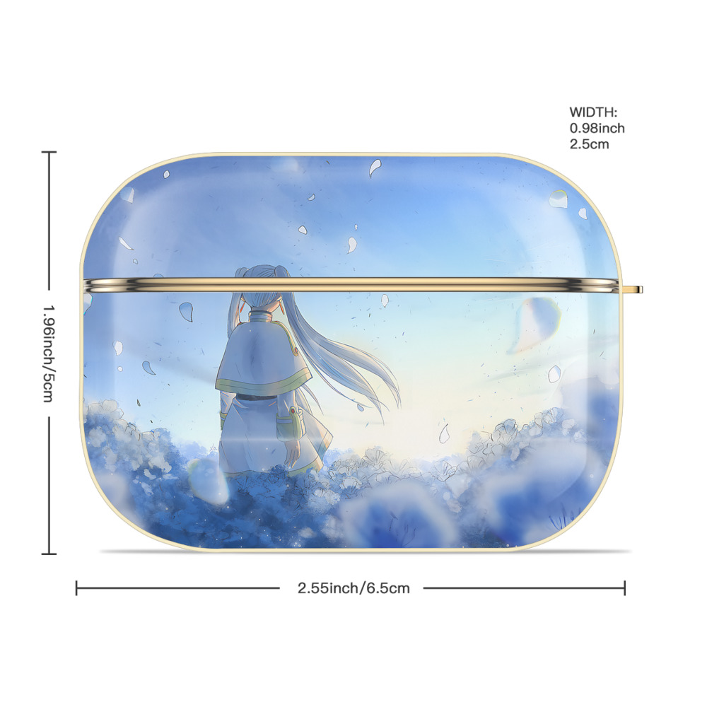 葬送のフリーレン Frieren 【AirPods Pro用】ハードシェル保護ケース｜耐衝撃・防指紋・カラビナ付き商品仕様