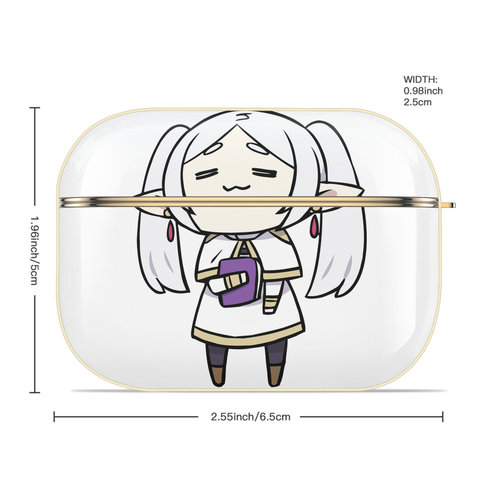 葬送のフリーレン Frieren 【AirPods Pro用】ハードシェル保護ケース｜耐衝撃・防指紋・カラビナ付き商品仕様