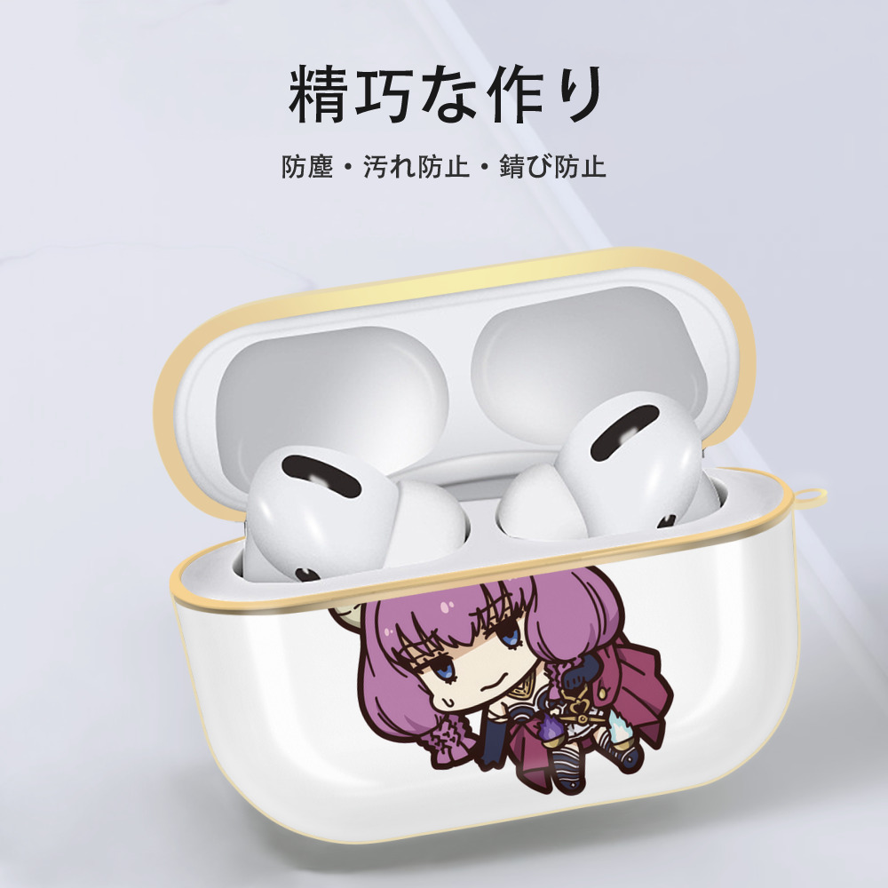 葬送のフリーレン Frieren 【AirPods Pro用】ハードシェル保護ケース｜耐衝撃・防指紋・カラビナ付き商品仕様