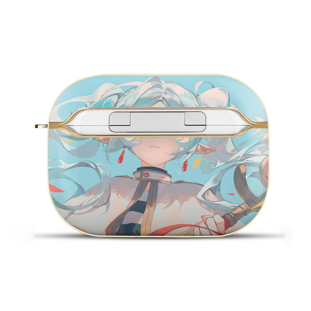 （画像用） 葬送のフリーレン Frieren 【AirPods Pro用】ハードシェル保護ケース｜耐衝撃・防指紋・カラビナ付き商品仕様