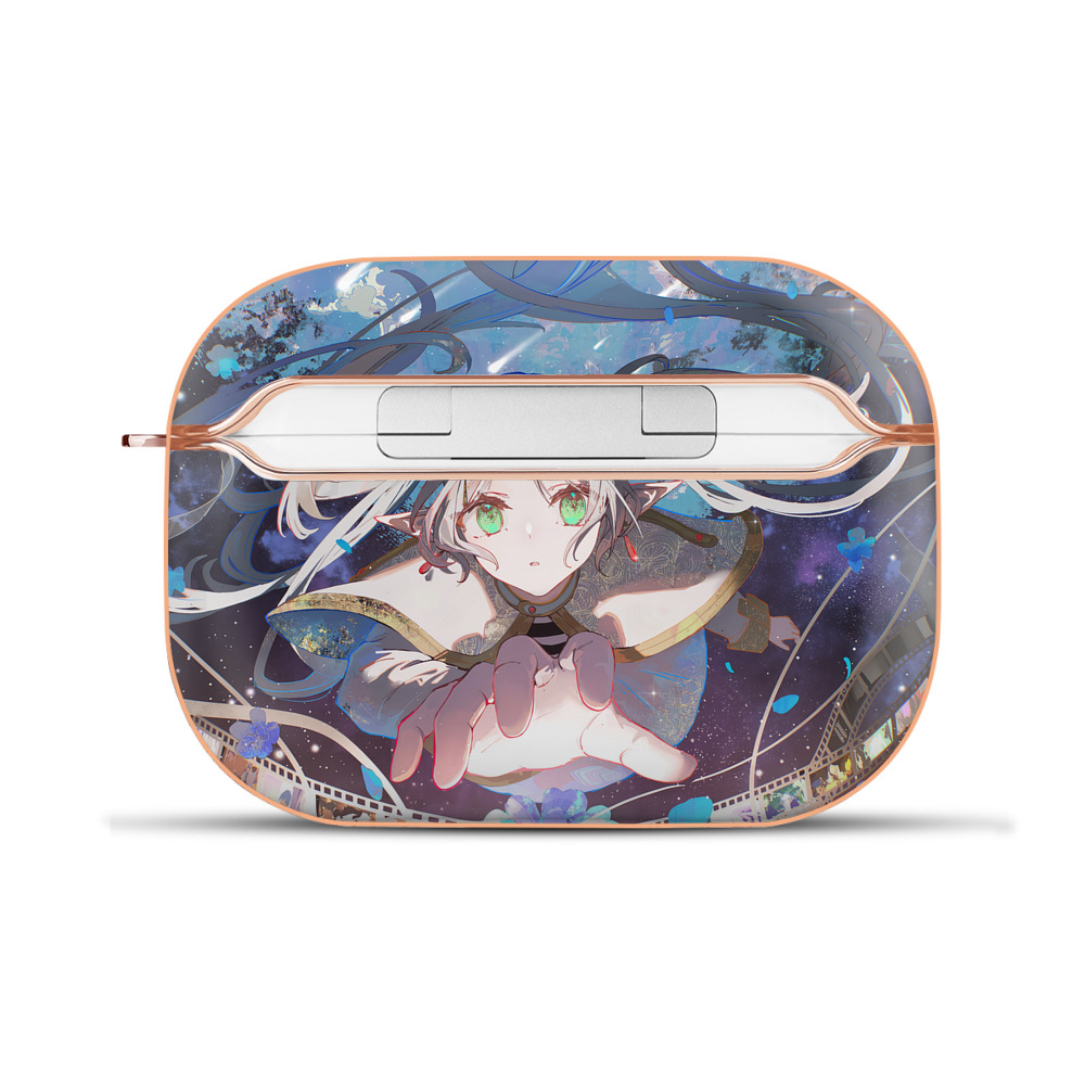 （画像用） 葬送のフリーレン Frieren 【AirPods Pro用】ハードシェル保護ケース｜耐衝撃・防指紋・カラビナ付き商品仕様