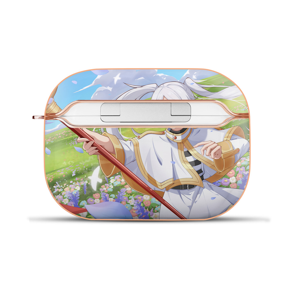 （画像用） 葬送のフリーレン Frieren 【AirPods Pro用】ハードシェル保護ケース｜耐衝撃・防指紋・カラビナ付き商品仕様