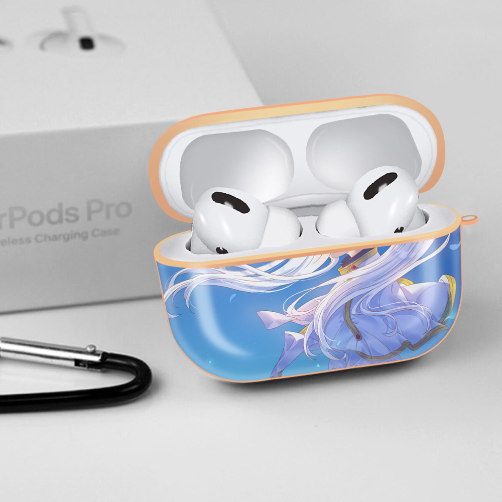 葬送のフリーレン Frieren 【AirPods Pro用】ハードシェル保護ケース｜耐衝撃・防指紋・カラビナ付き商品仕様