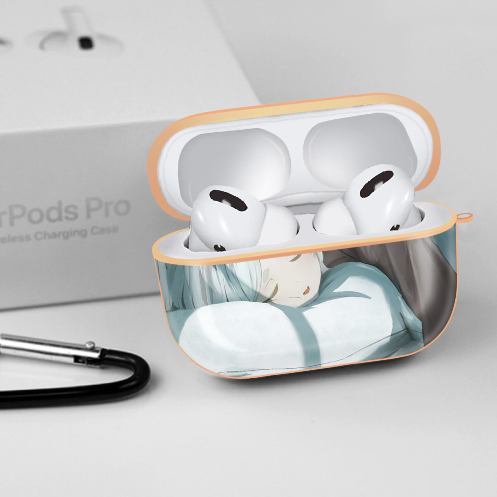 葬送のフリーレン Frieren 【AirPods Pro用】ハードシェル保護ケース｜耐衝撃・防指紋・カラビナ付き商品仕様
