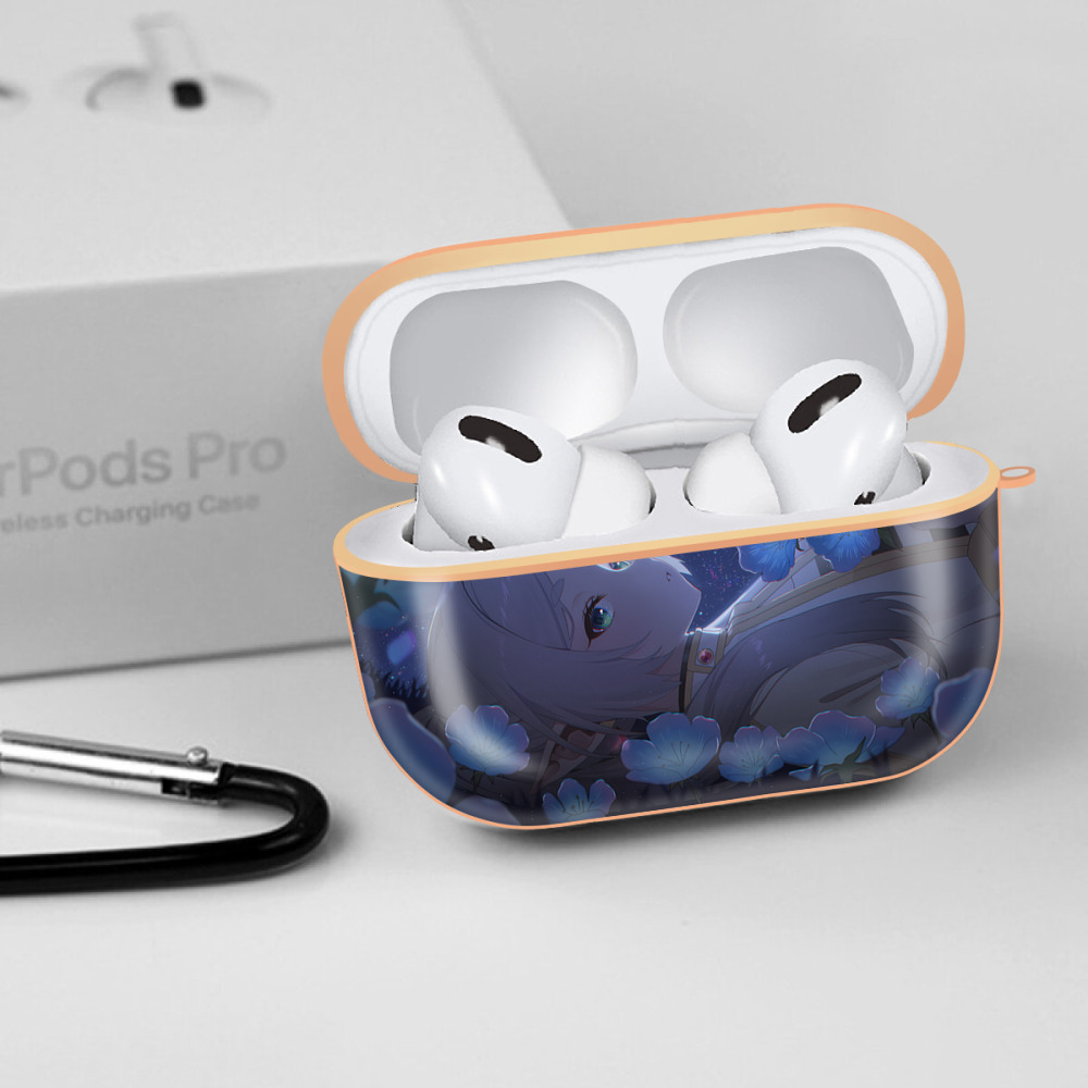 葬送のフリーレン Frieren 【AirPods Pro用】ハードシェル保護ケース｜耐衝撃・防指紋・カラビナ付き商品仕様