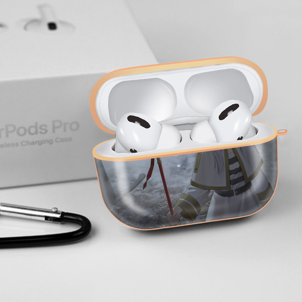 葬送のフリーレン Frieren 【AirPods Pro用】ハードシェル保護ケース｜耐衝撃・防指紋・カラビナ付き商品仕様