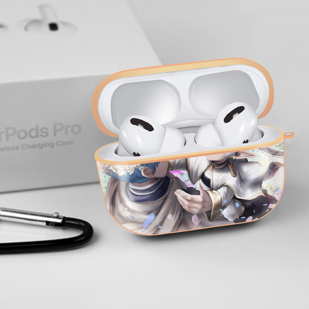 葬送のフリーレン Frieren 【AirPods Pro用】ハードシェル保護ケース｜耐衝撃・防指紋・カラビナ付き商品仕様