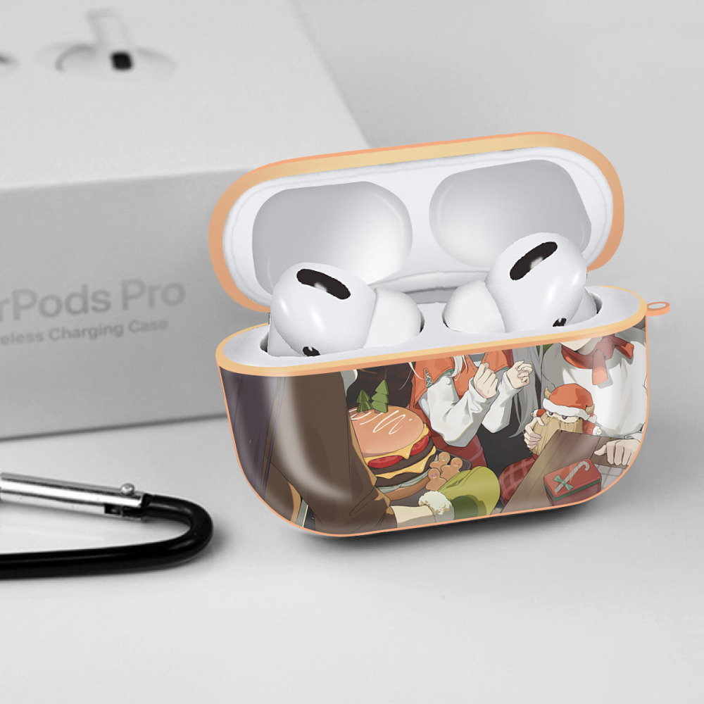 葬送のフリーレン Frieren 【AirPods Pro用】ハードシェル保護ケース｜耐衝撃・防指紋・カラビナ付き商品仕様