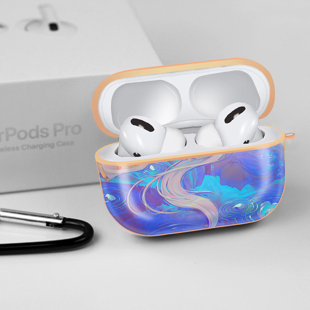 葬送のフリーレン Frieren 【AirPods Pro用】ハードシェル保護ケース｜耐衝撃・防指紋・カラビナ付き商品仕様