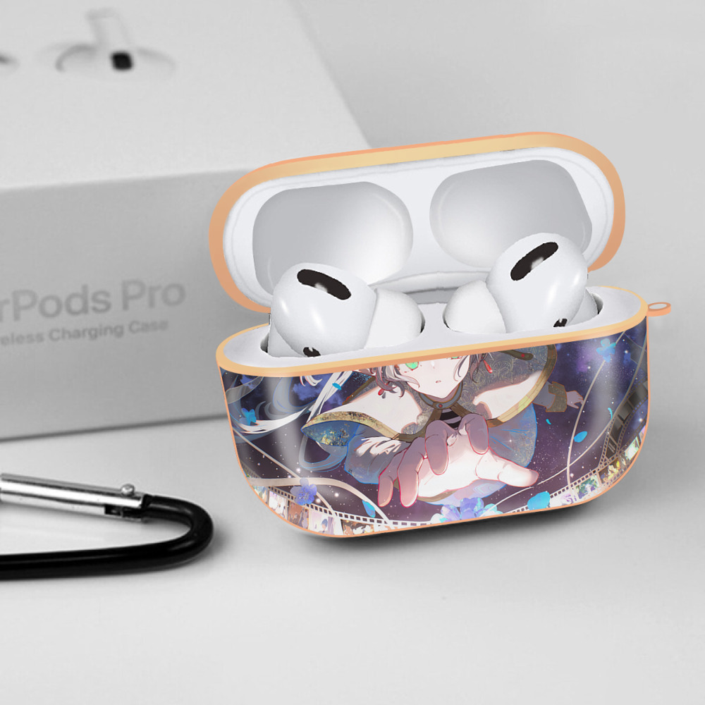 葬送のフリーレン Frieren 【AirPods Pro用】ハードシェル保護ケース｜耐衝撃・防指紋・カラビナ付き商品仕様
