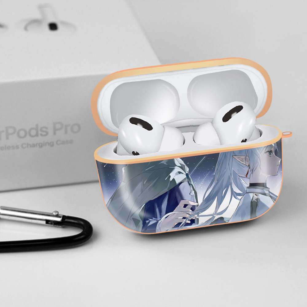 葬送のフリーレン Frieren 【AirPods Pro用】ハードシェル保護ケース｜耐衝撃・防指紋・カラビナ付き商品仕様