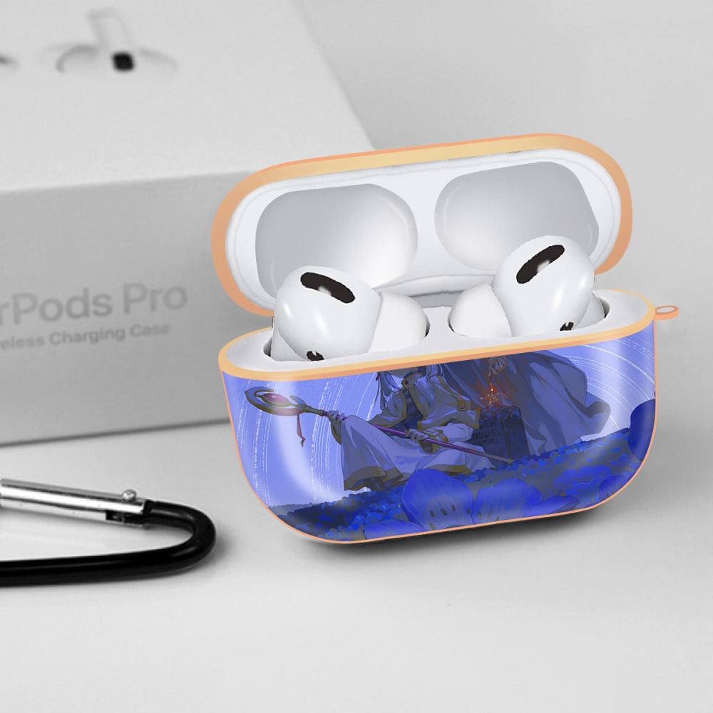 葬送のフリーレン Frieren 【AirPods Pro用】ハードシェル保護ケース｜耐衝撃・防指紋・カラビナ付き商品仕様
