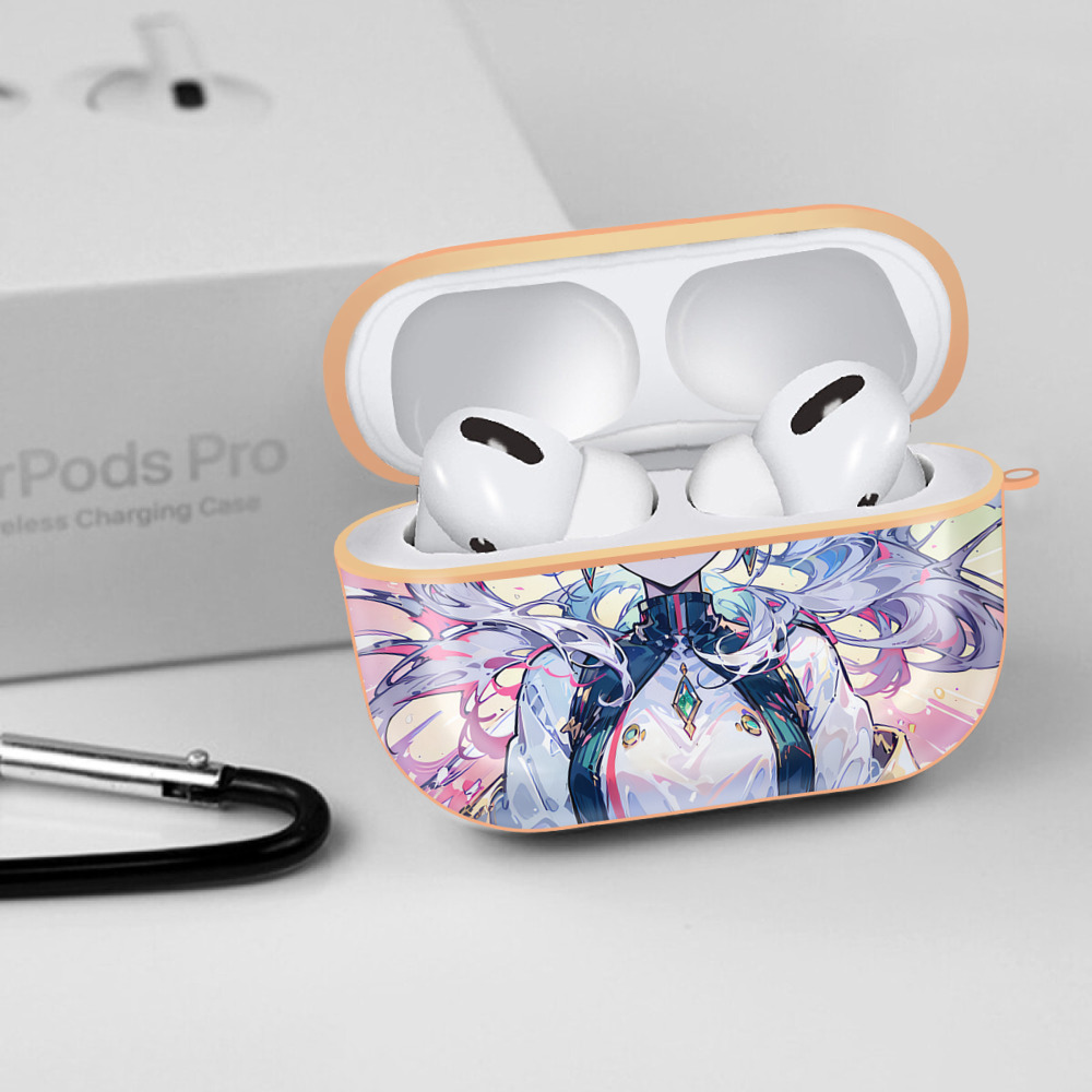 葬送のフリーレン Frieren 【AirPods Pro用】ハードシェル保護ケース｜耐衝撃・防指紋・カラビナ付き商品仕様