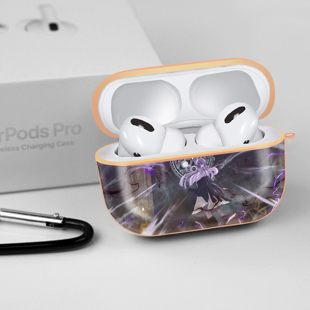 葬送のフリーレン Frieren 【AirPods Pro用】ハードシェル保護ケース｜耐衝撃・防指紋・カラビナ付き商品仕様